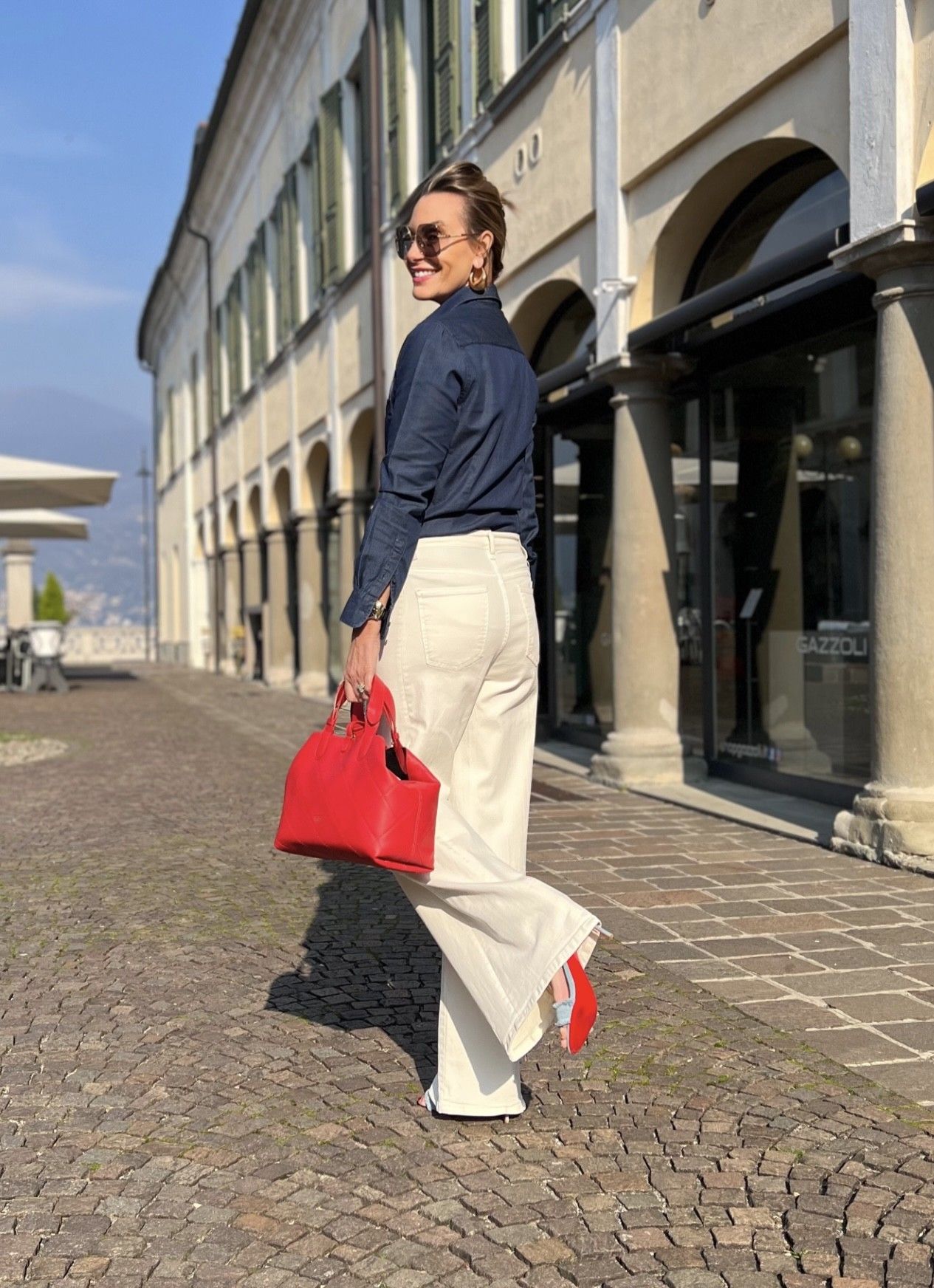 Jeans Wide Leg Panna NG71