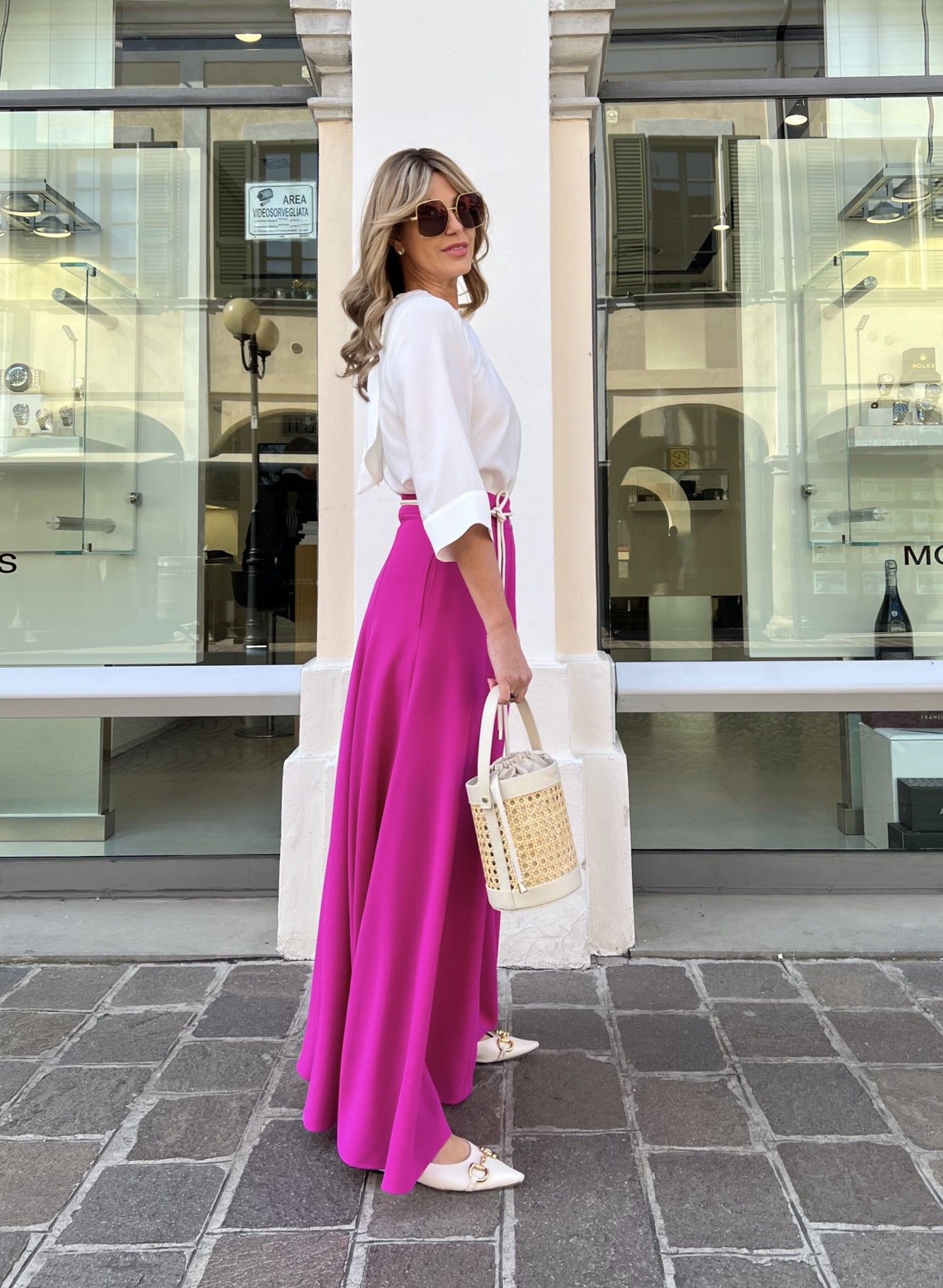 Gonna Natalia Fucsia NG71