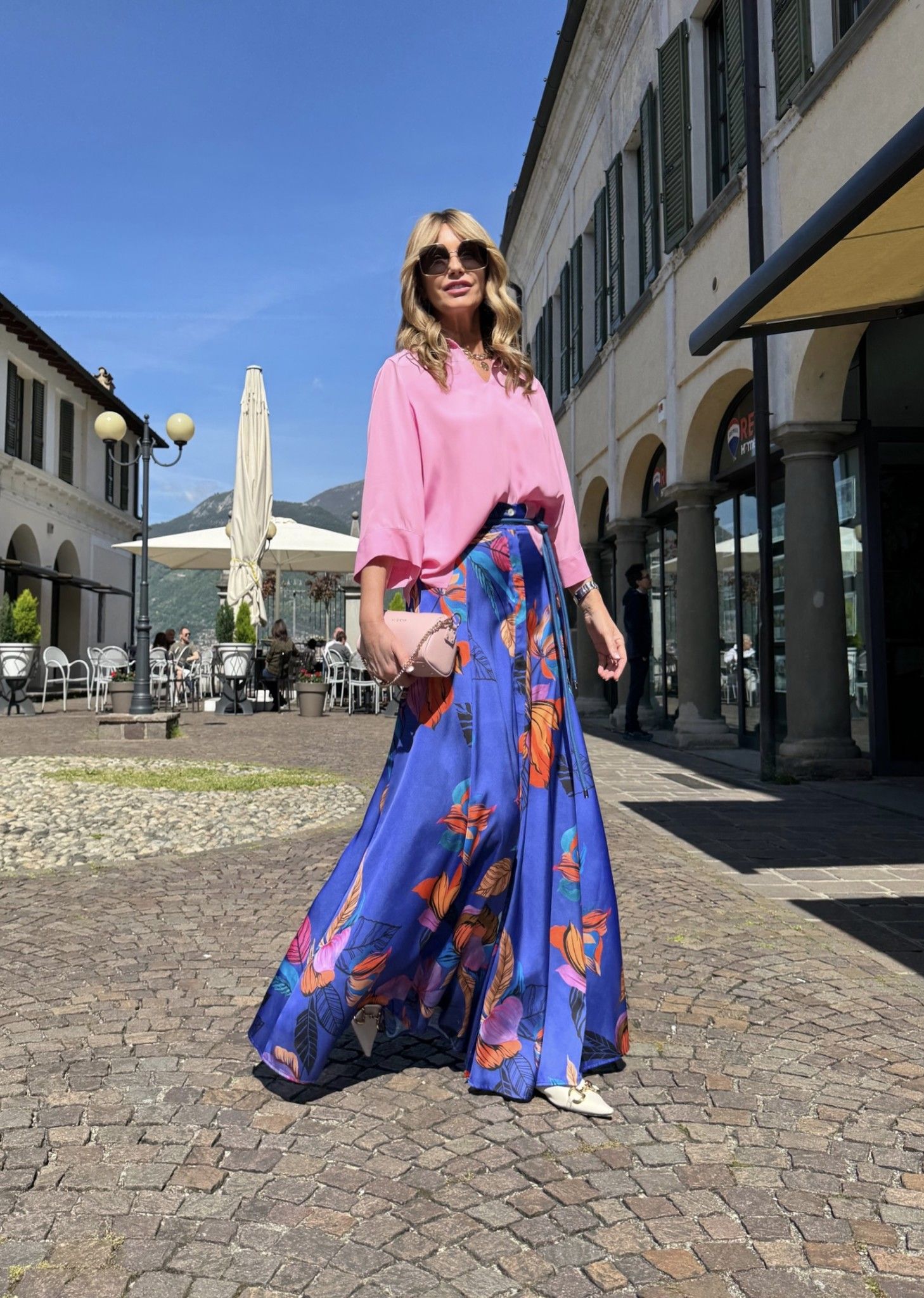 Camicia Giulia Rosa Seta NG71