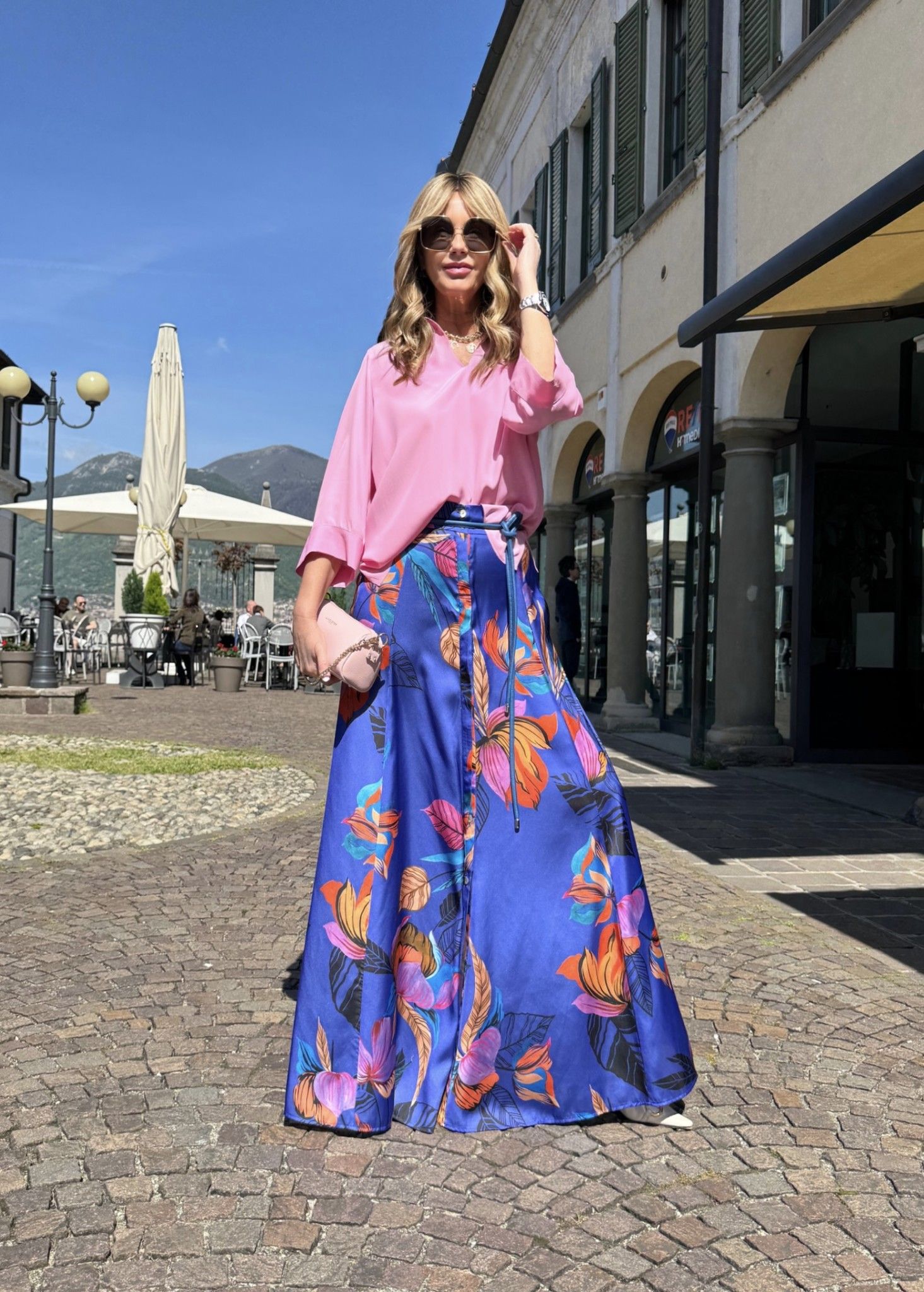 Camicia Giulia Rosa Seta NG71