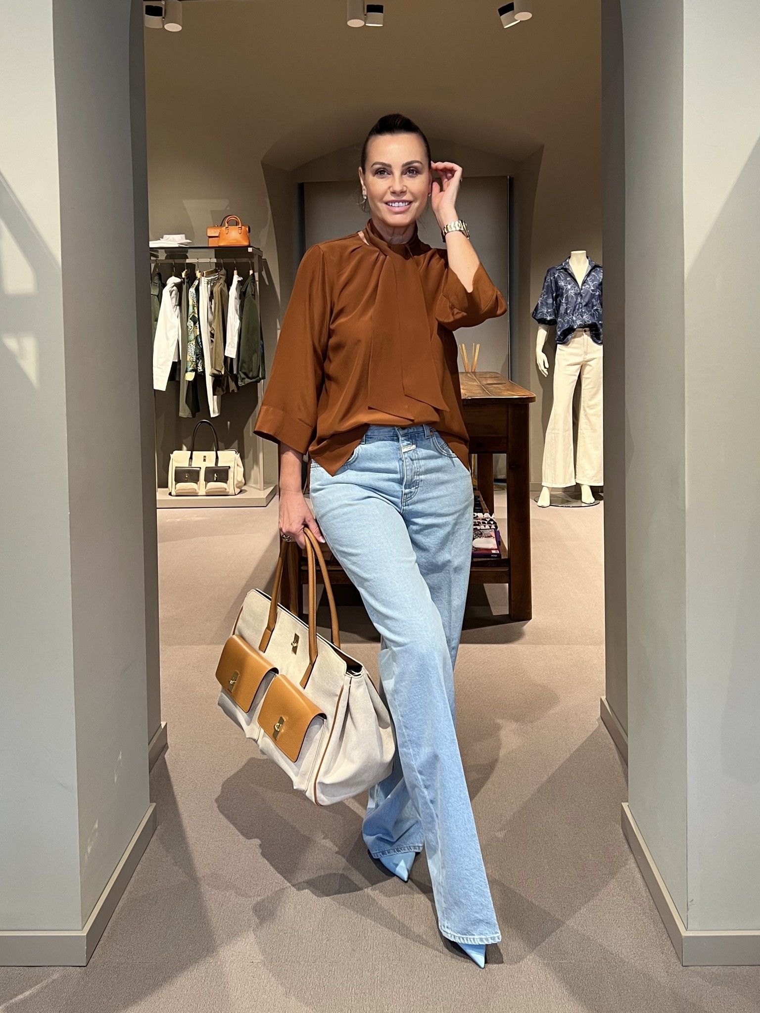 Camicia Giulia Bruciato Seta NG71