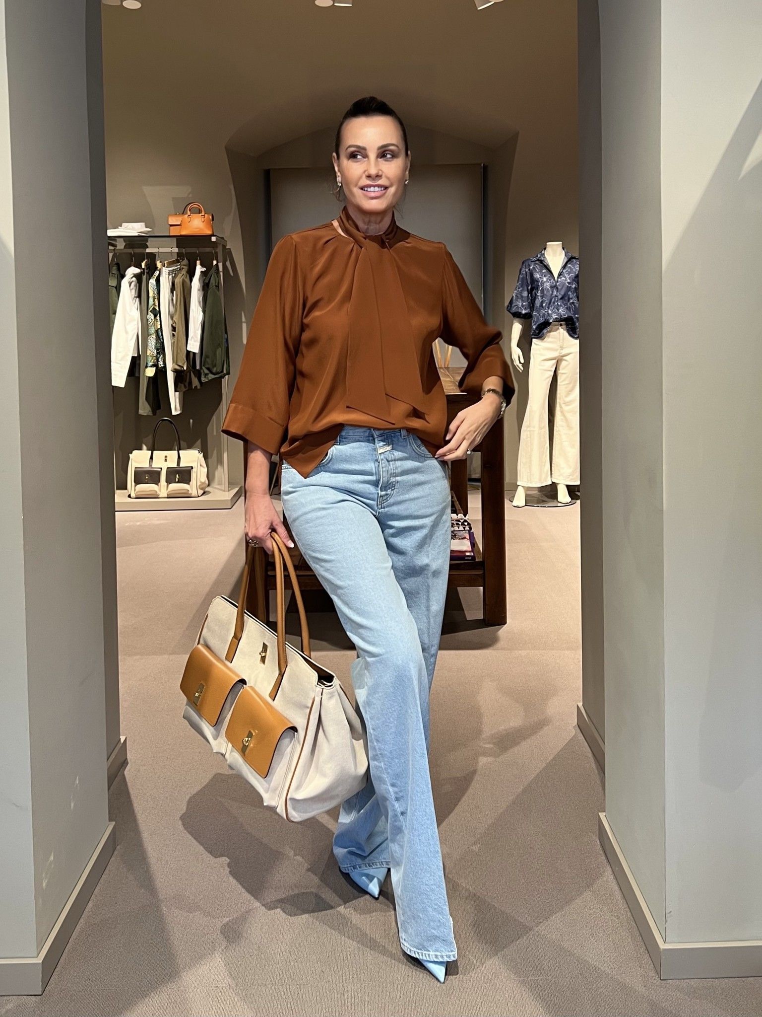 Camicia Giulia Bruciato Seta NG71