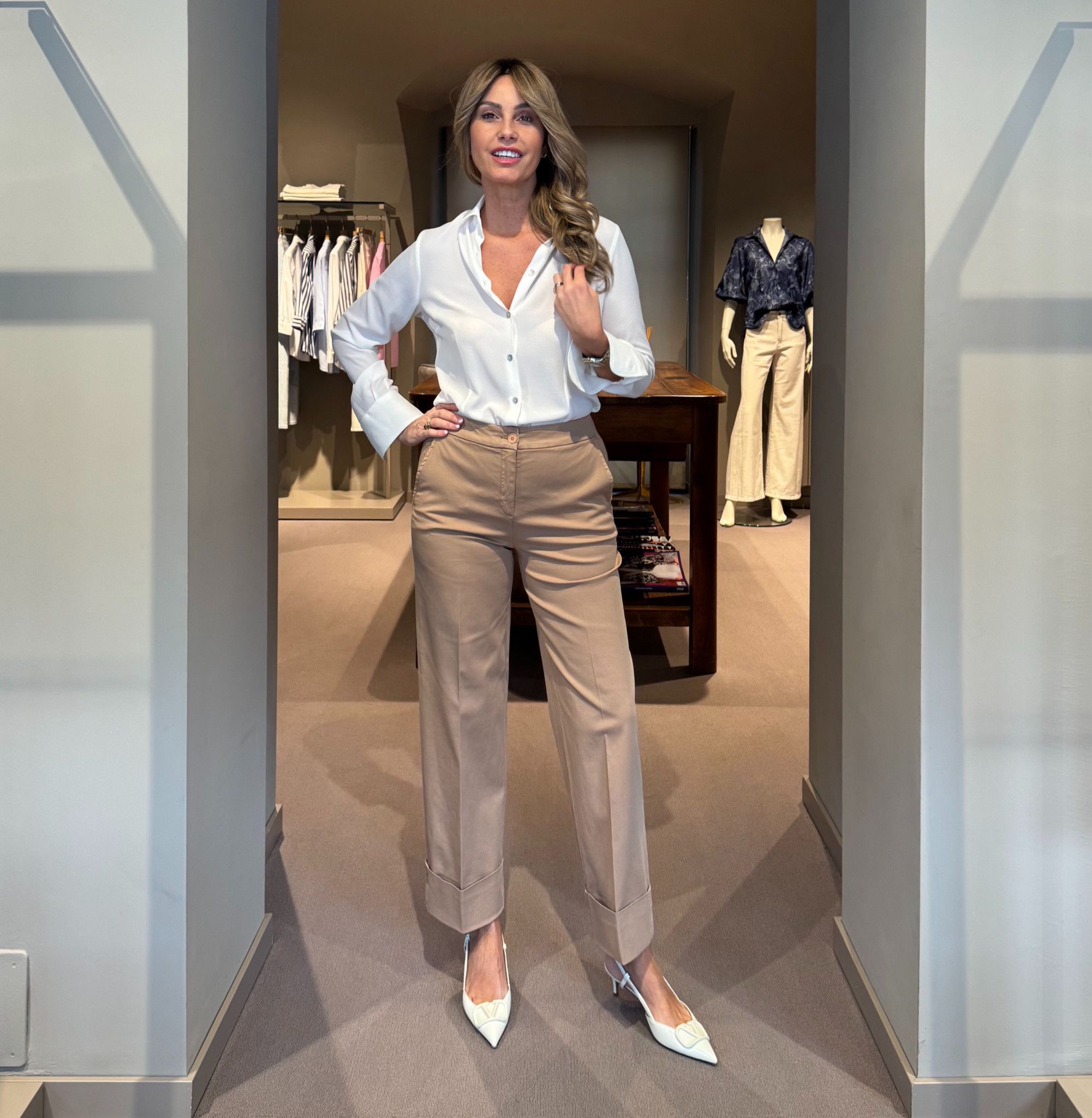Camicia Barbara Panna NG71