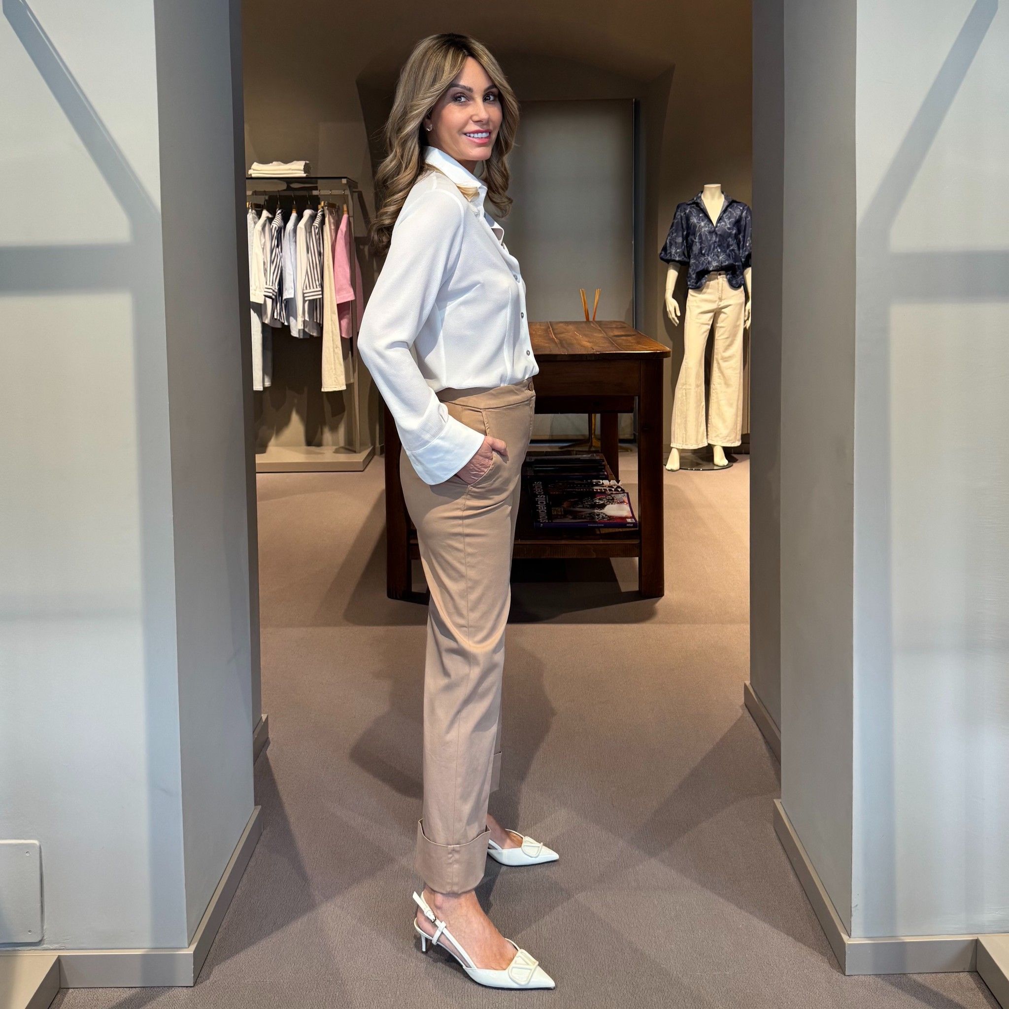 Camicia Barbara Panna NG71