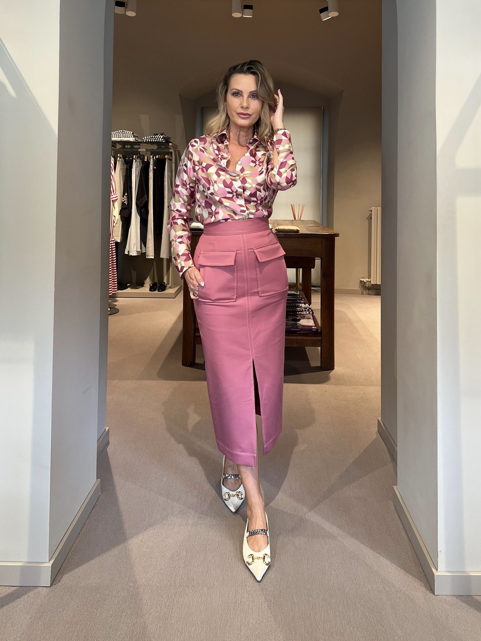 Camicia Barbara Fantasia Seta NG71