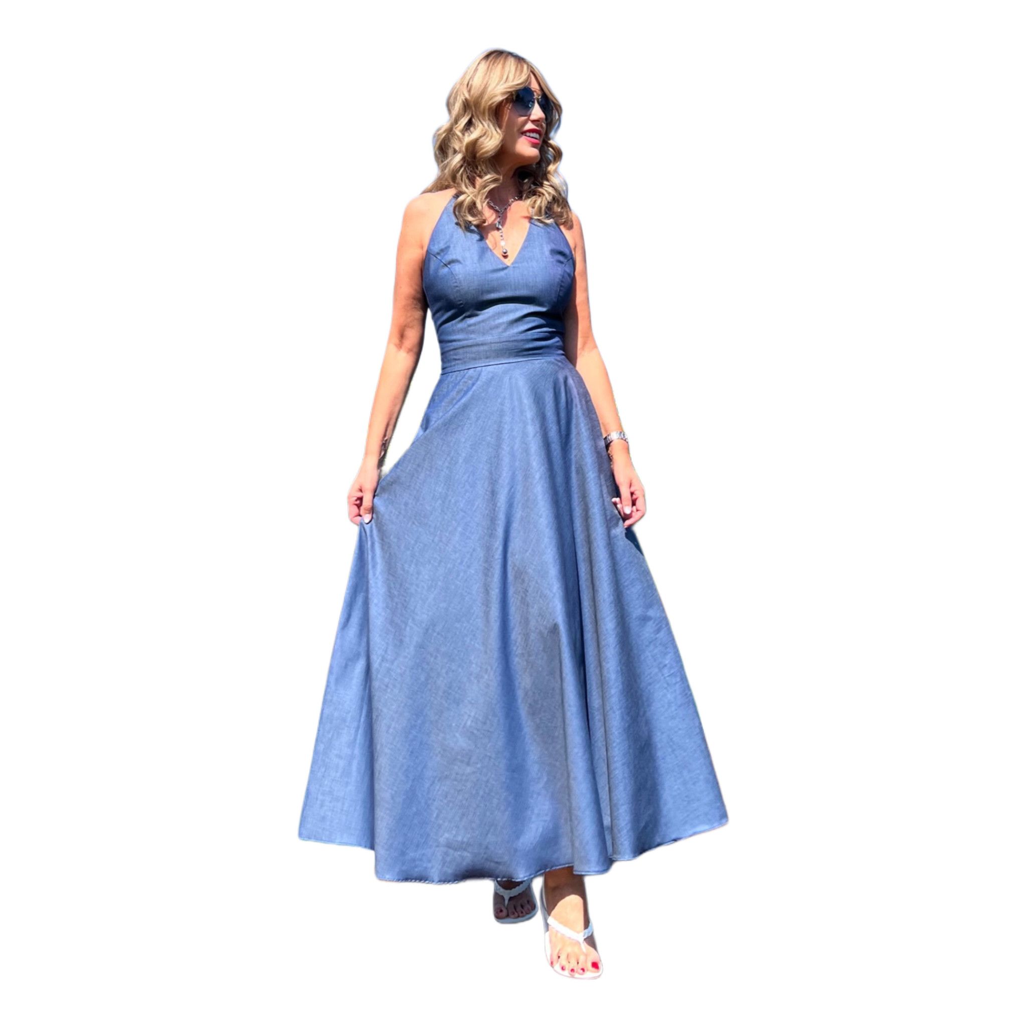Abito Irina Chambray di Jeans NG71