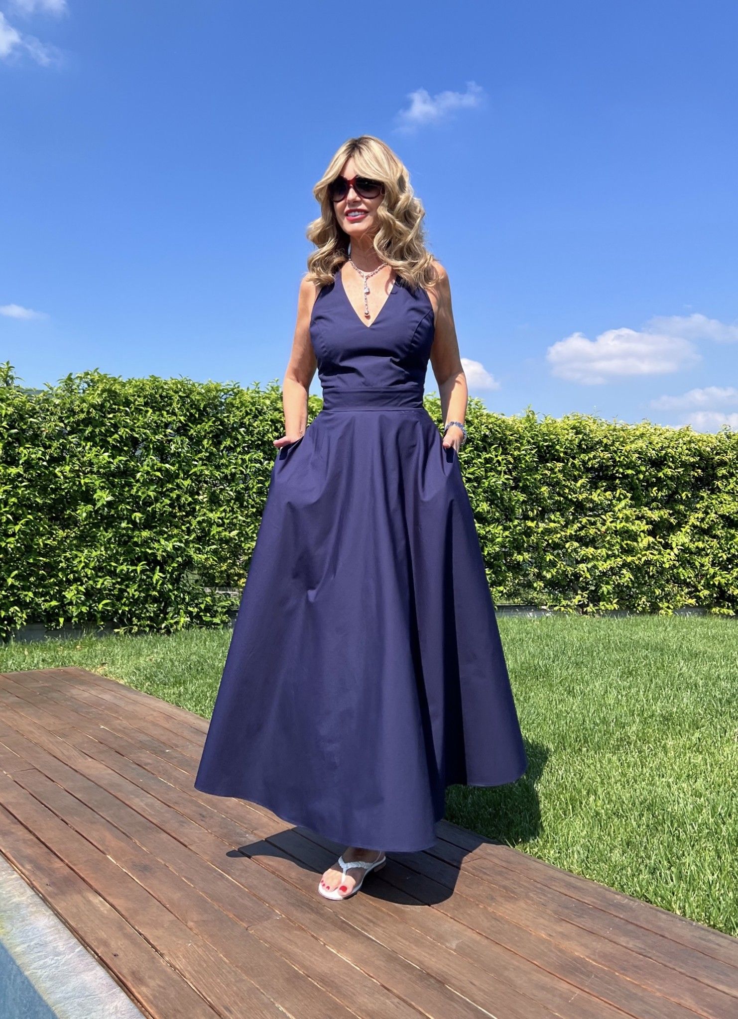Abito Irina Blu NG71