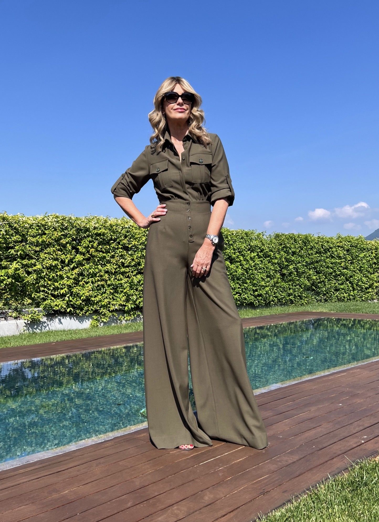 Jumpsuit Nancy Verde Militare NG71