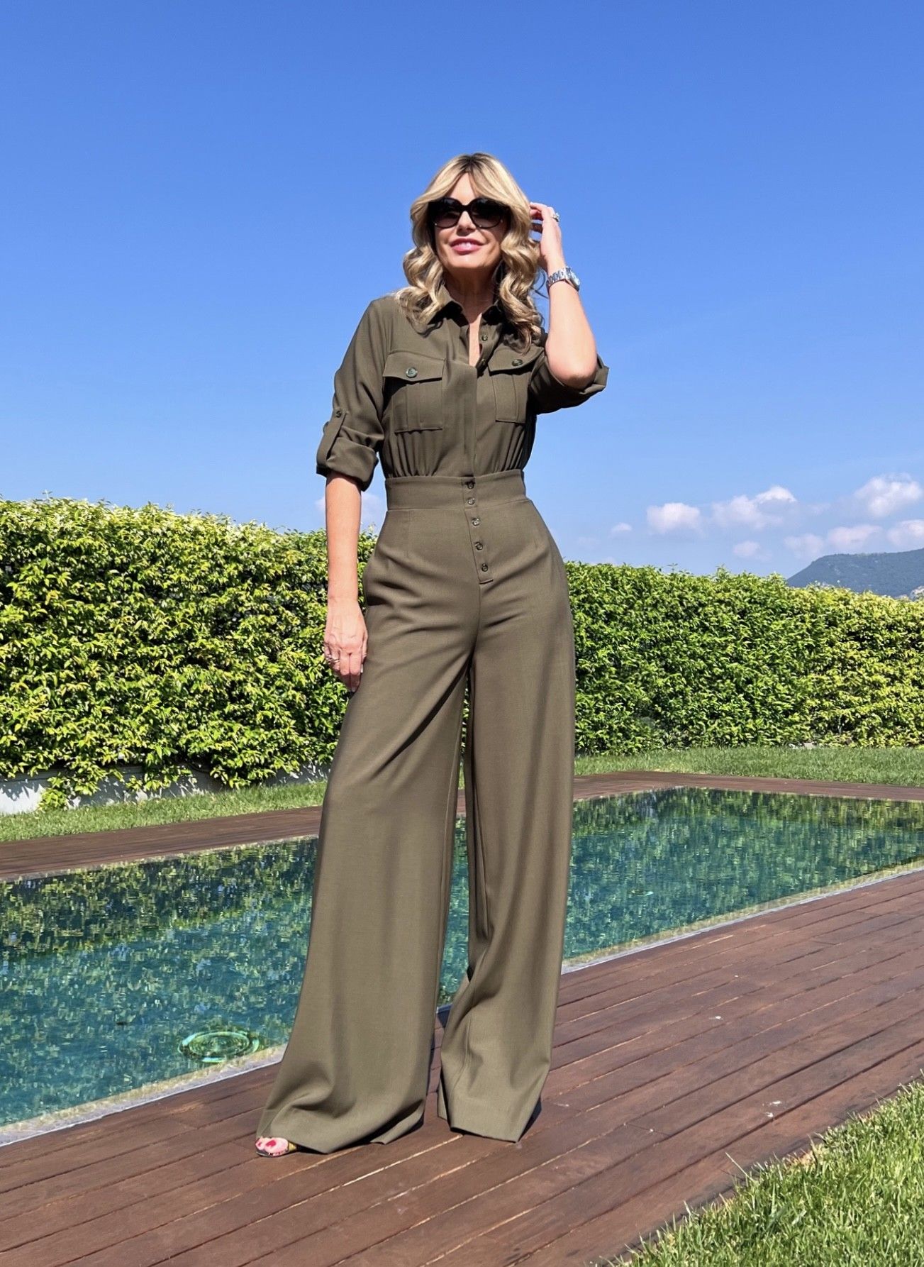 Jumpsuit Nancy Verde Militare NG71