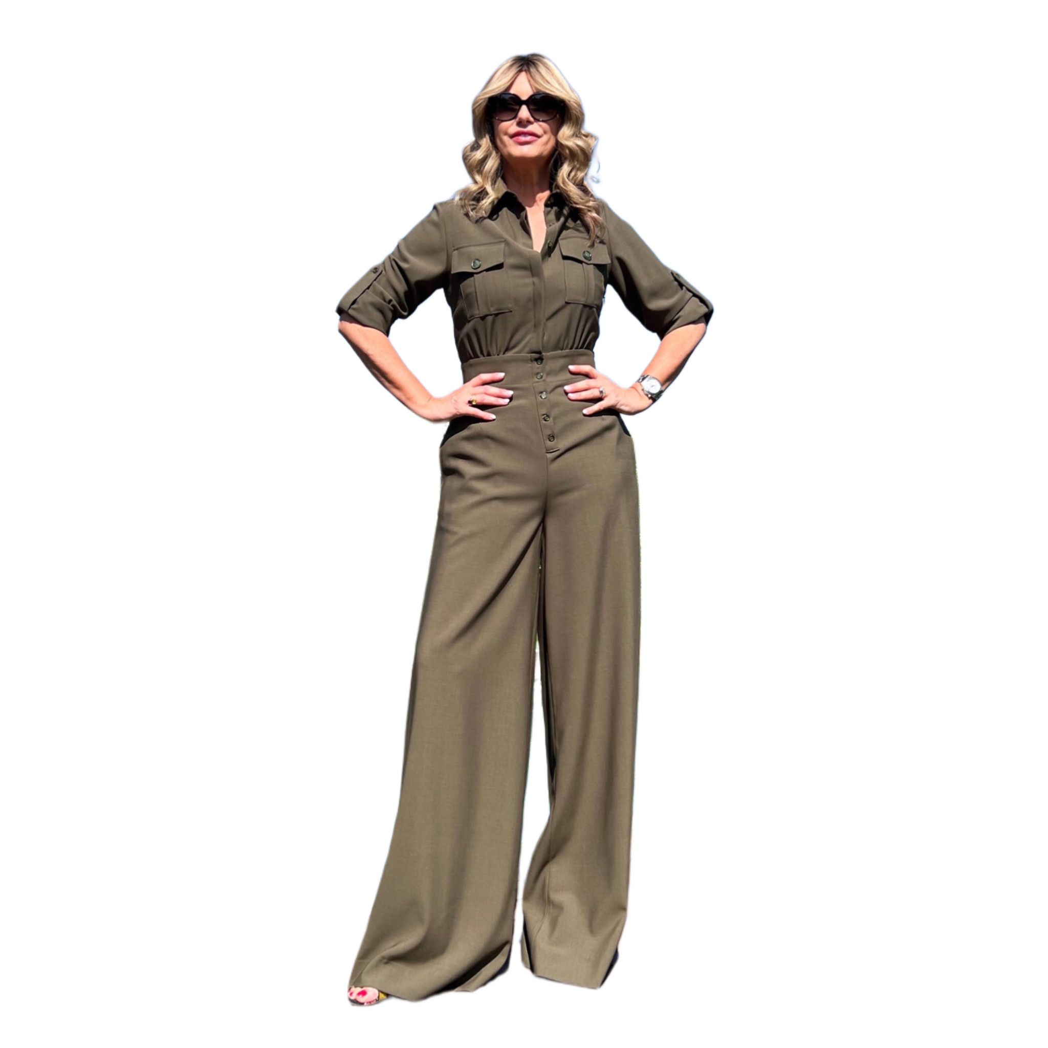 Jumpsuit Nancy Verde Militare NG71