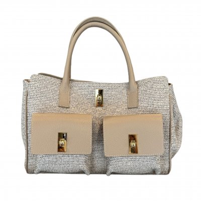 Borsa Soledad XS Wool Tortora AVENUE67