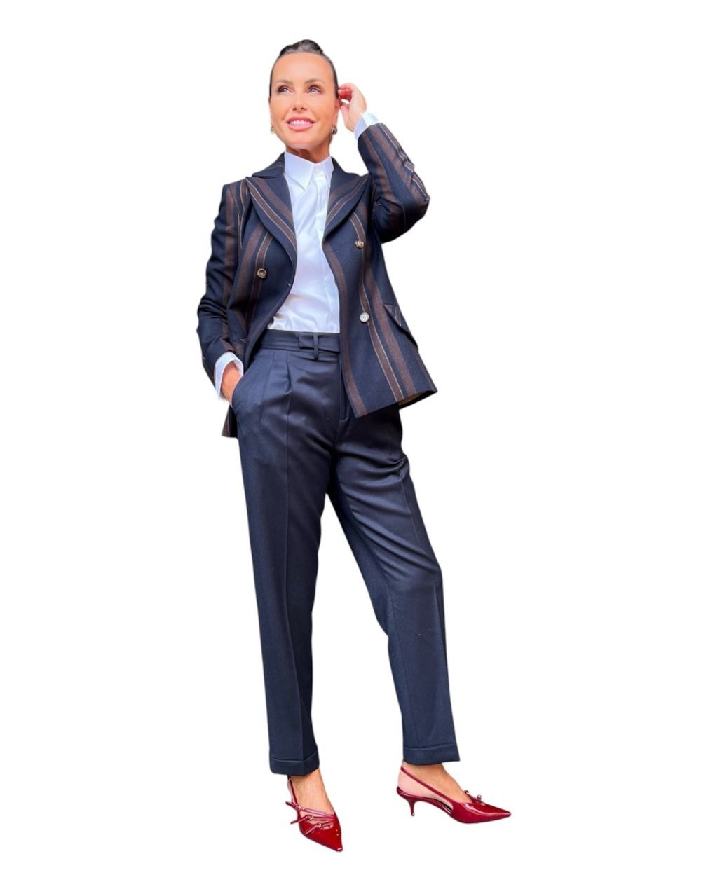 Pantalone QuartieriW Blu Navy BRIGLIA