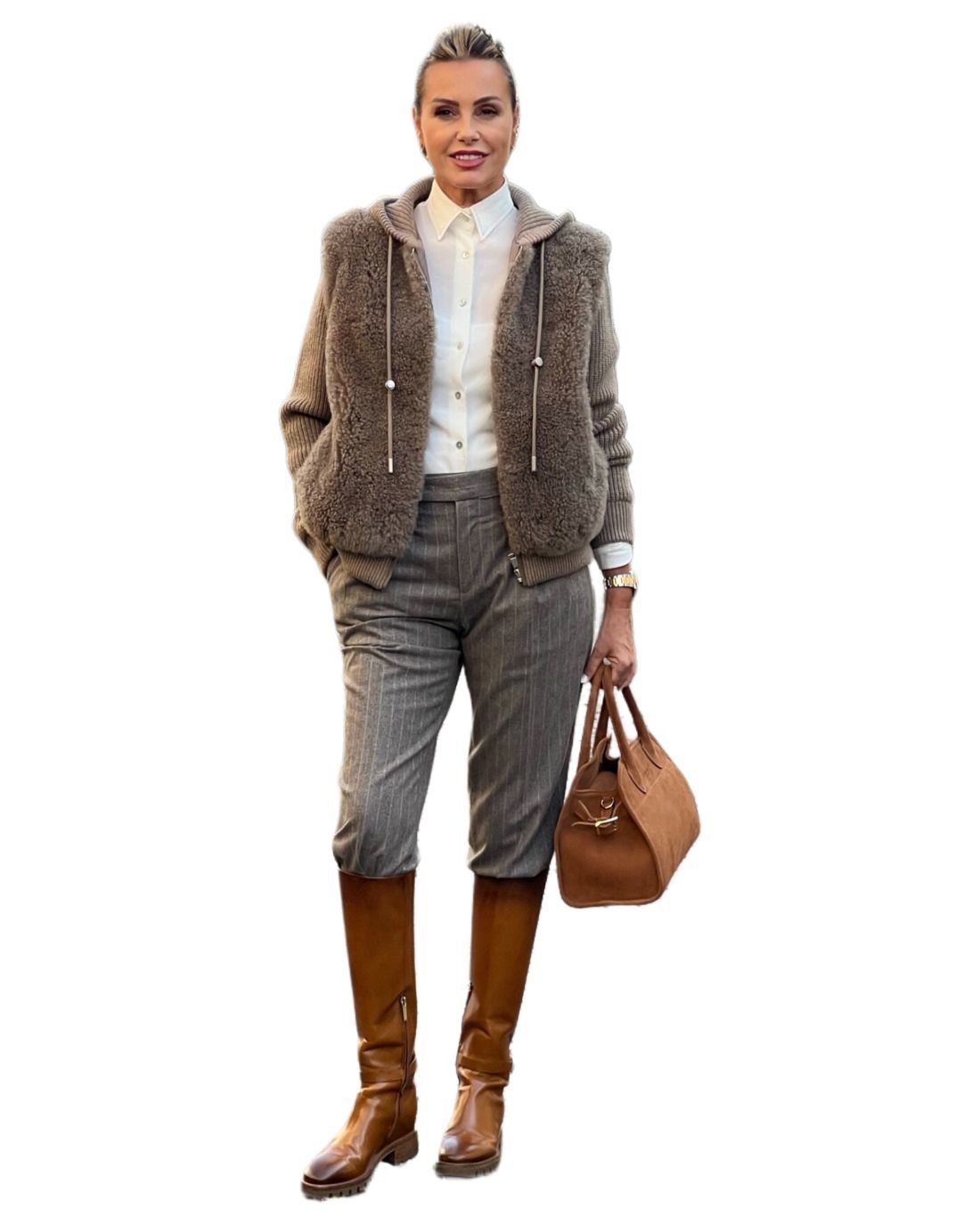 Pantalone QuartieriW Kaki BRIGLIA