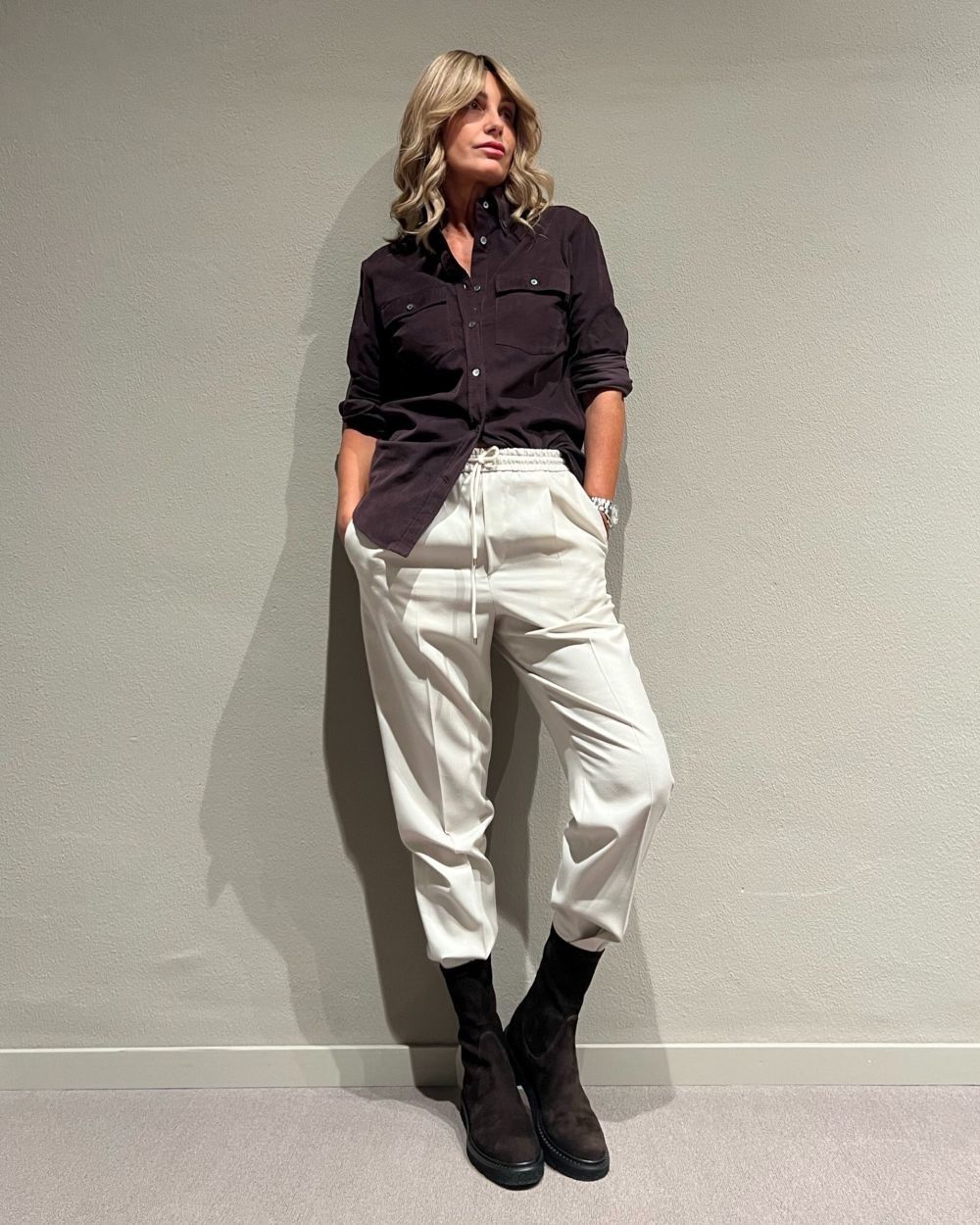 Pantalone WimbledonW Panna BRIGLIA