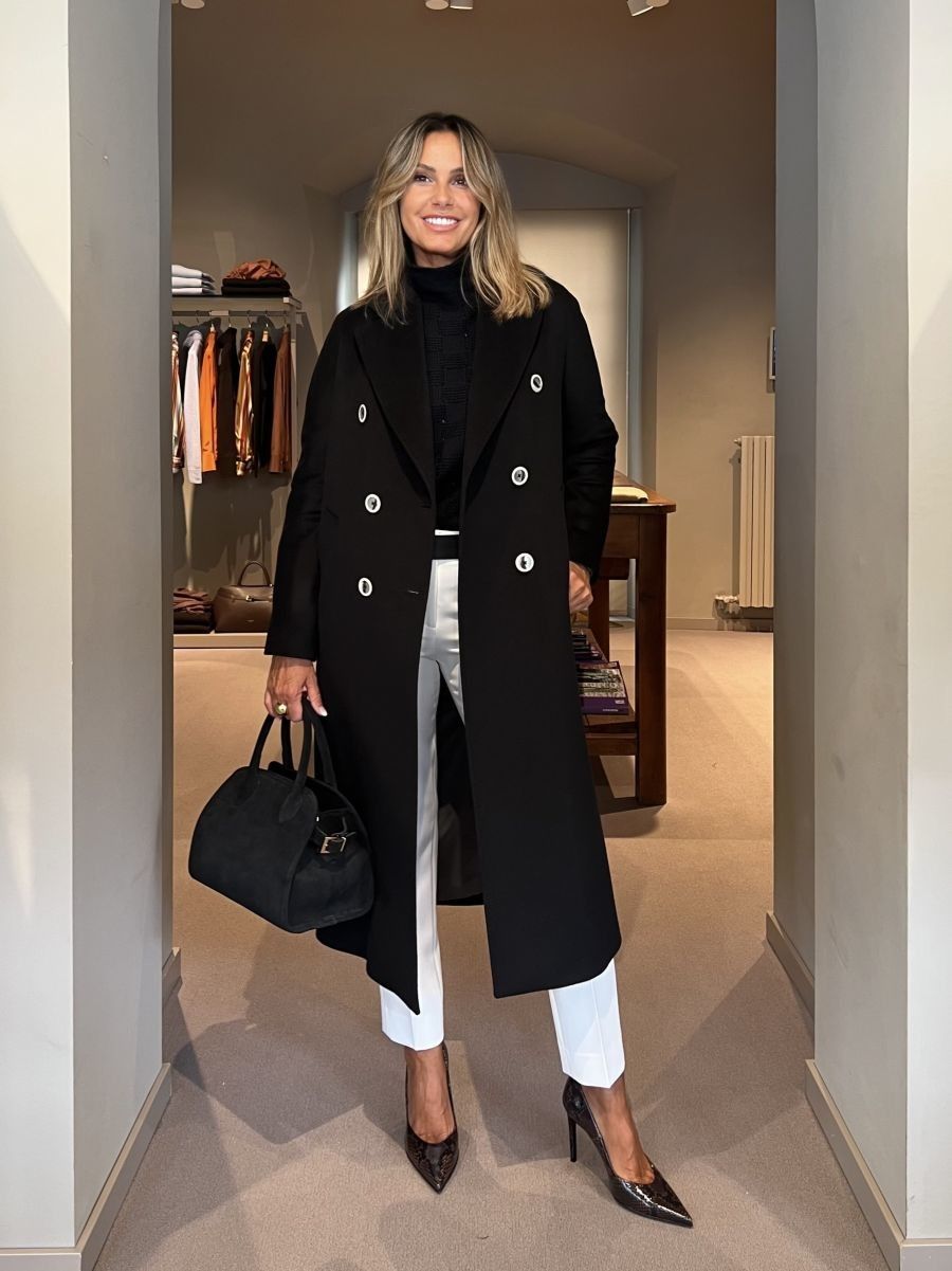 Cappotto Mirna Nero CHIARULLI