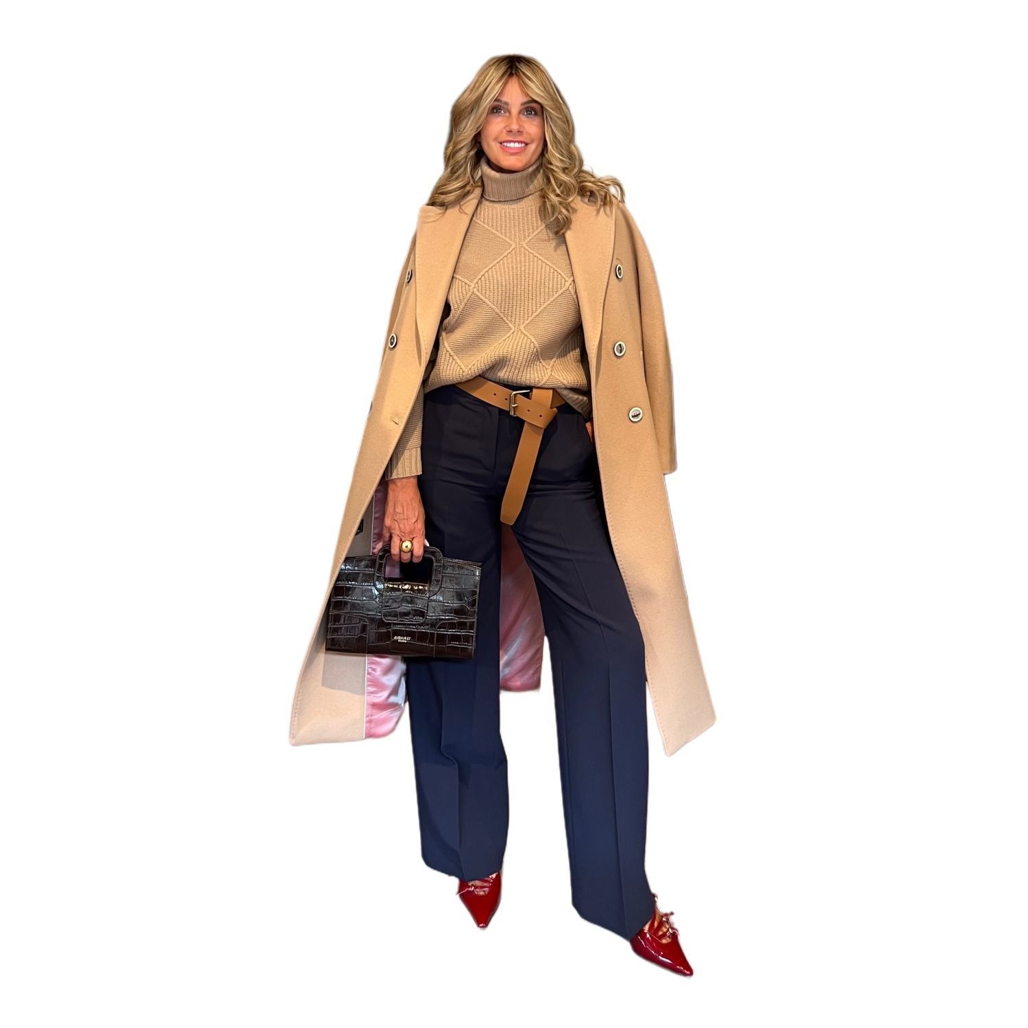 Cappotto Mirna Cammello CHIARULLI