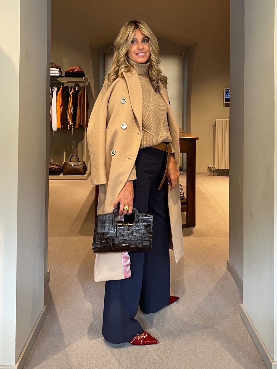 Cappotto Mirna Cammello CHIARULLI