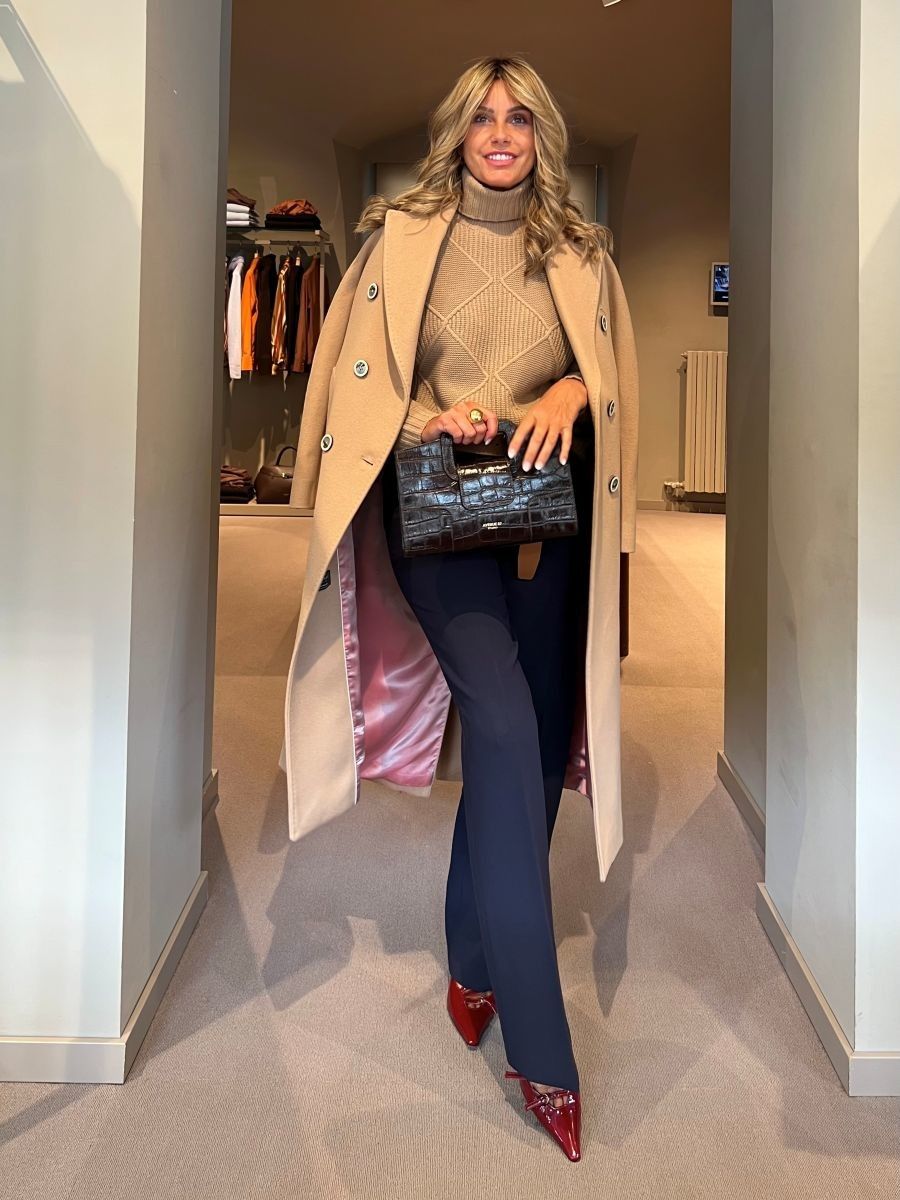 Cappotto Mirna Cammello CHIARULLI