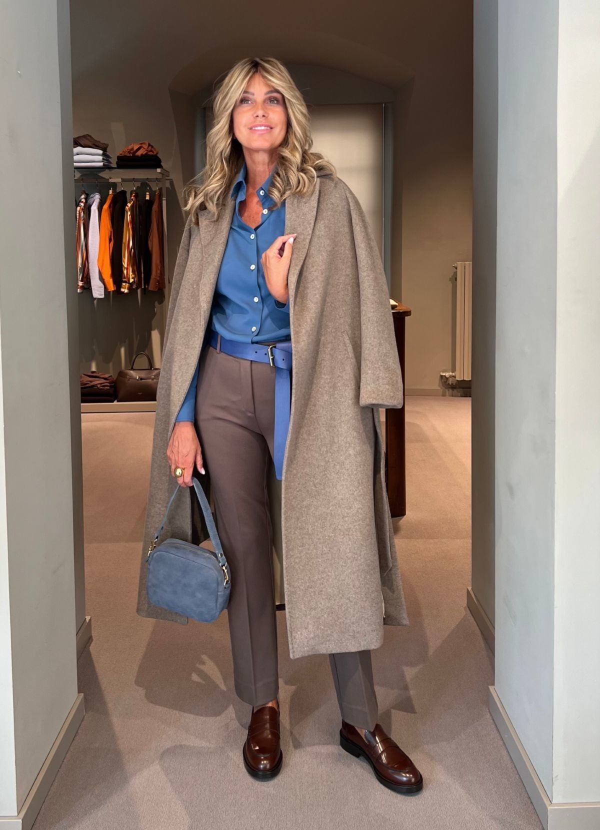 Cappotto Siri Tortora CHIARULLI