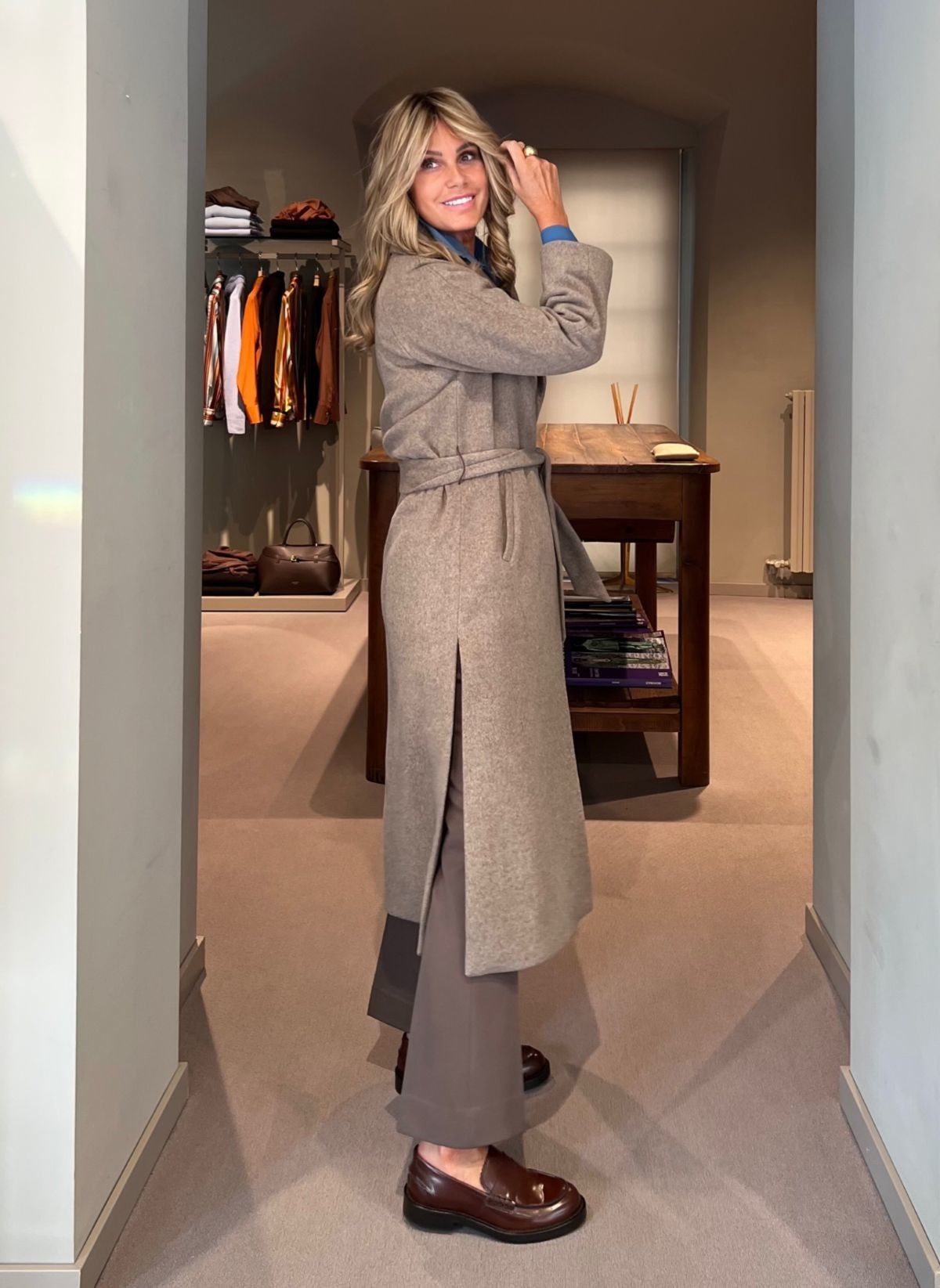 Cappotto Siri Tortora CHIARULLI