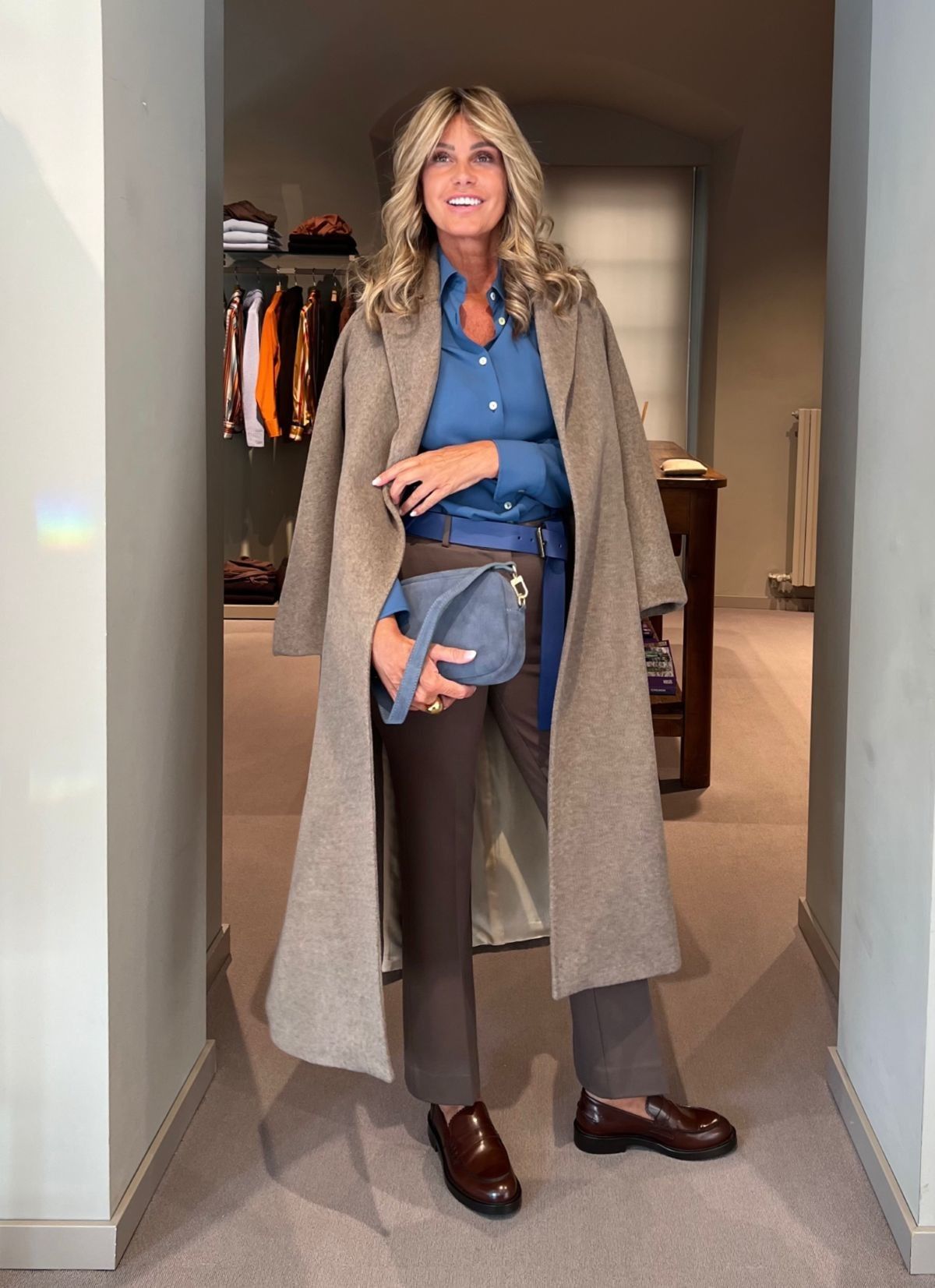 Cappotto Siri Tortora CHIARULLI