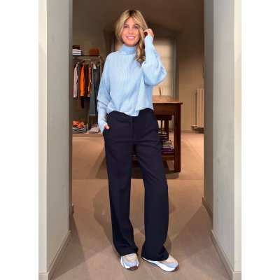 Maglia Funnel Neck Powder Blue CLOSED