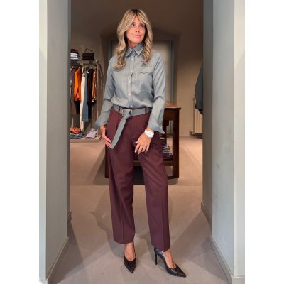 Pantalone Ruthy Dark Raisin Red CLOSED