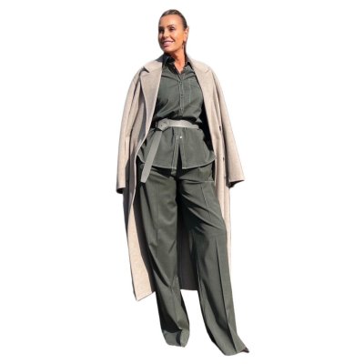 Cappotto Clara Tortora Melange IVY OAK