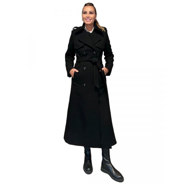 Cappotto Charlotte Ann Nero IVY OAK
