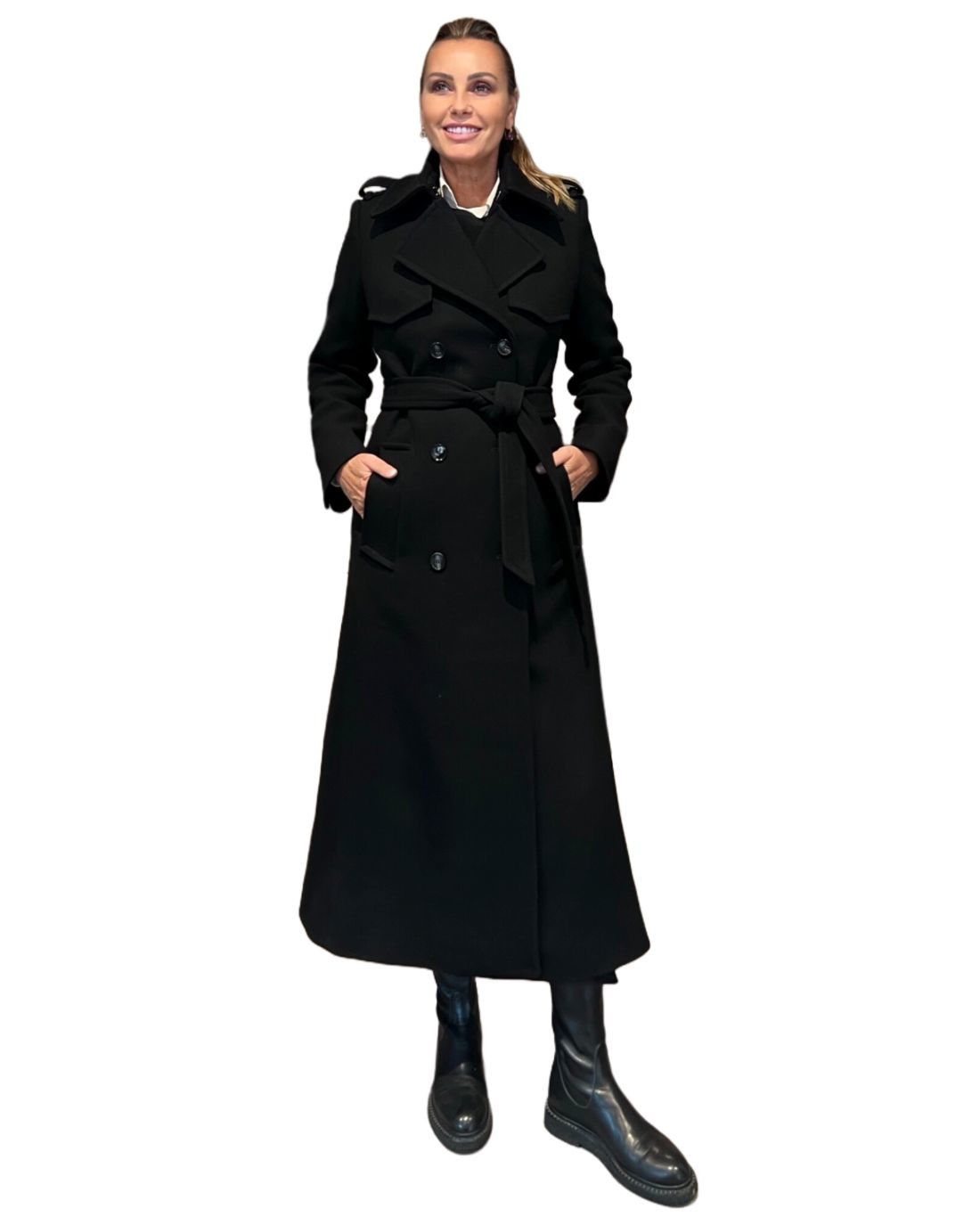 Cappotto Charlotte Ann Nero IVY OAK