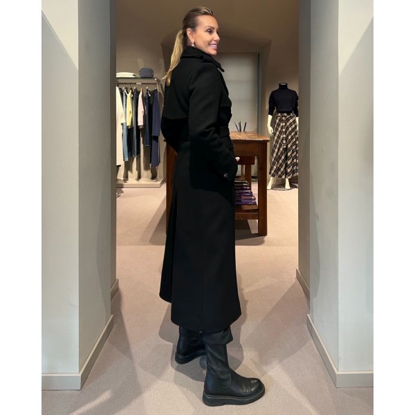 Cappotto Charlotte Ann Nero IVY OAK