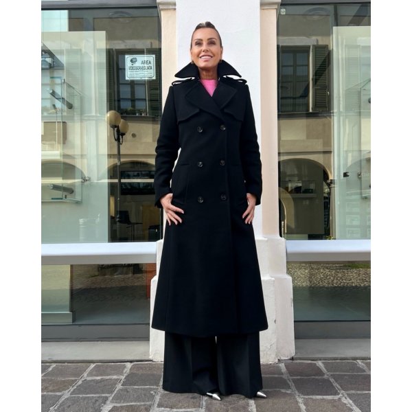 Cappotto Charlotte Ann Nero IVY OAK