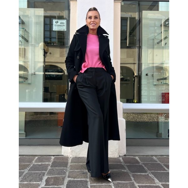 Cappotto Charlotte Ann Nero IVY OAK