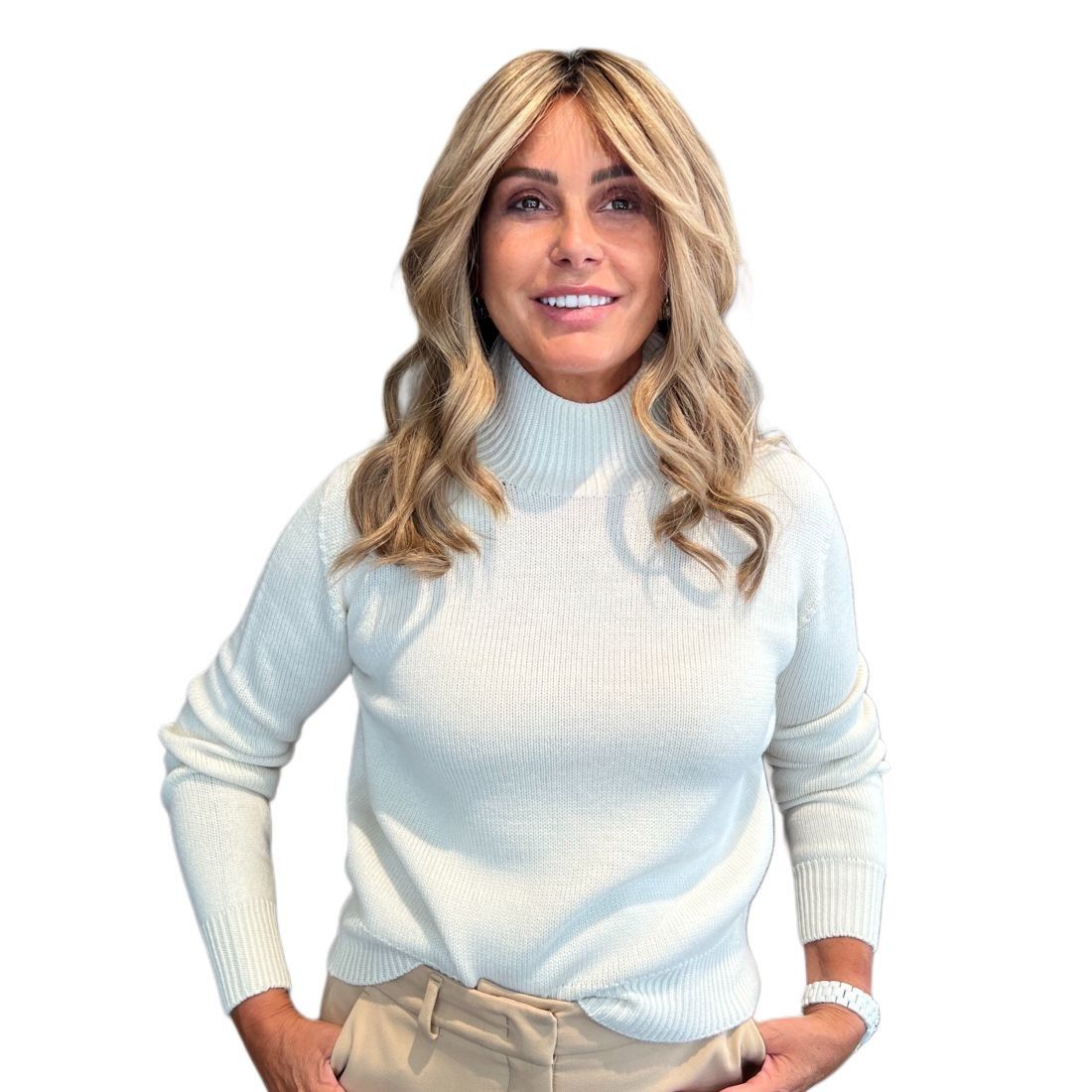 Maglia Lupetto Panna MAIDA MILA