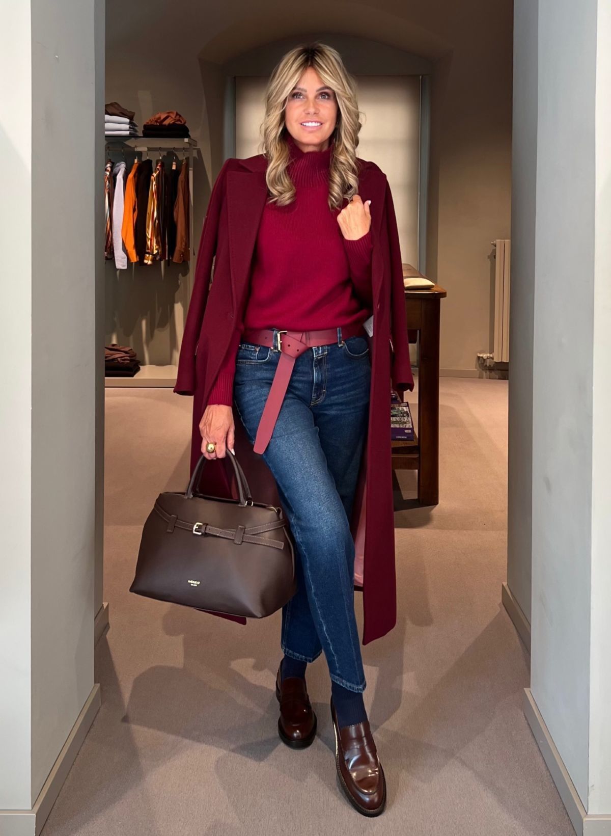 Maglia Lupetto Bordeaux MAIDA MILA
