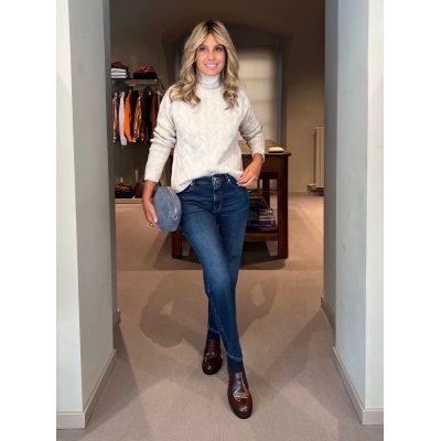 Maglia Lupetto Lavorato Naturale MAIDA MILA