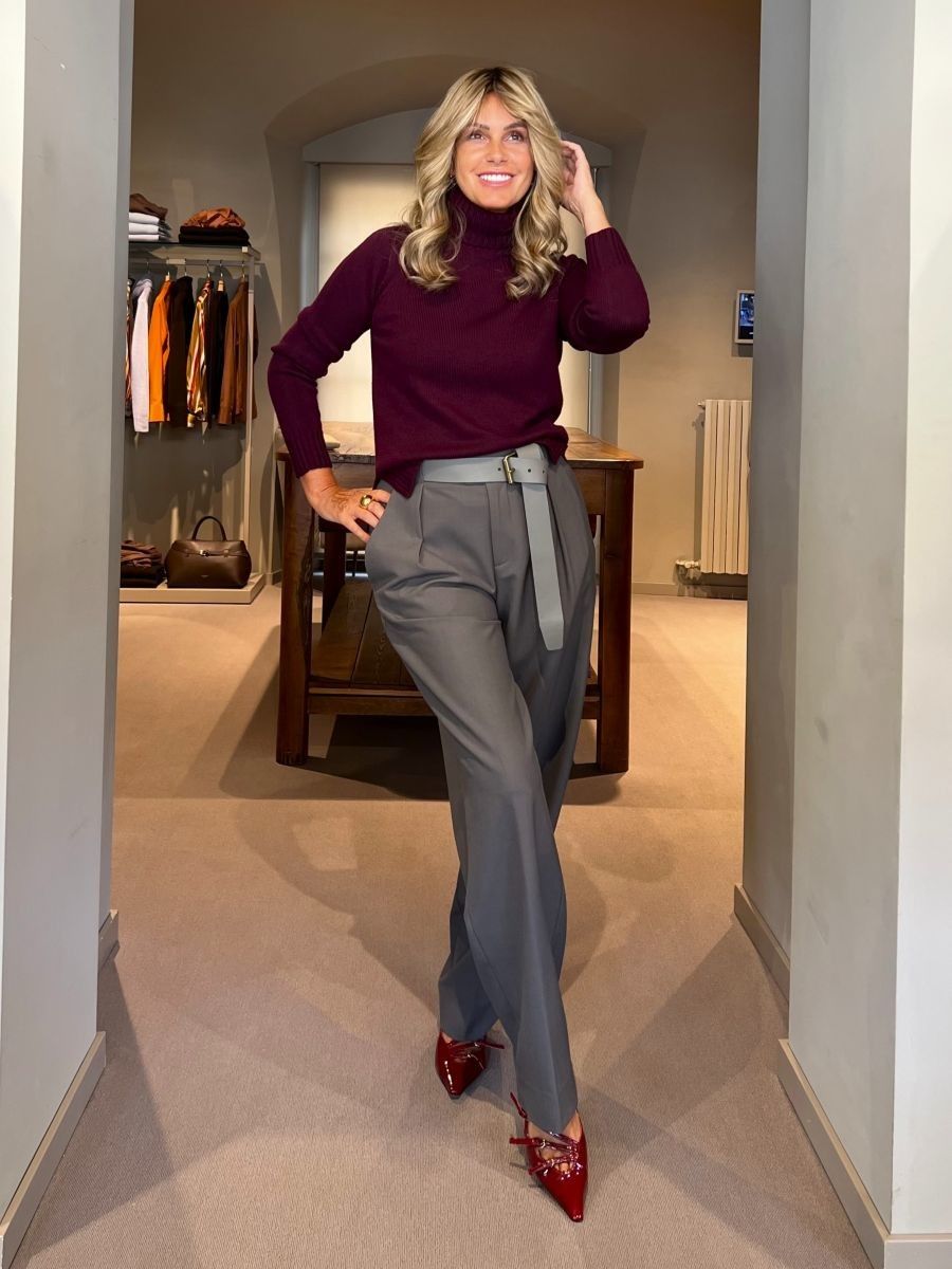 Maglia Dolcevita Bordeaux MAIDA MILA