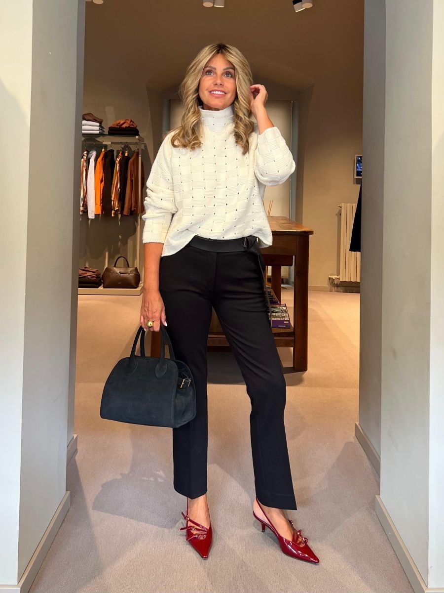 Pantalone Trombetta Nero ViaMASINI80