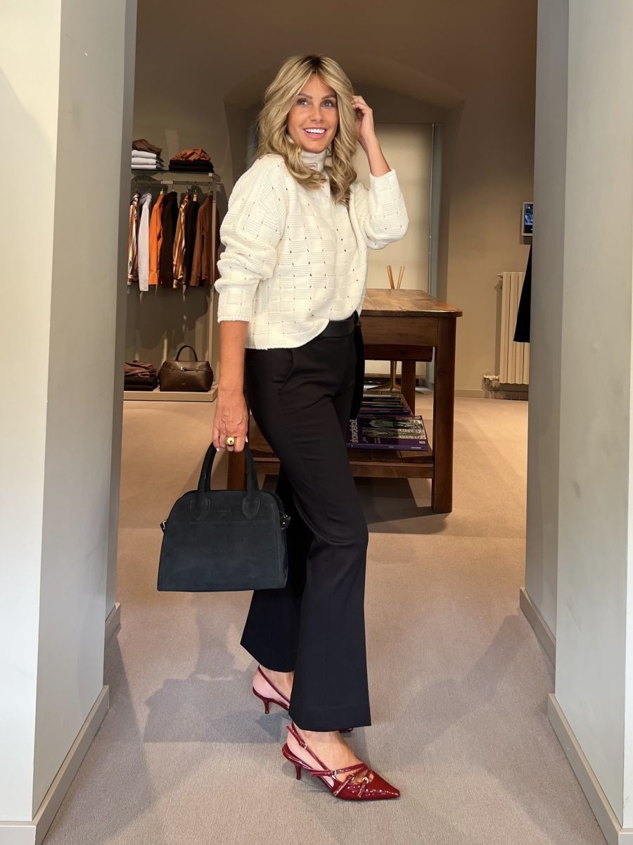 Pantalone Trombetta Nero ViaMASINI80