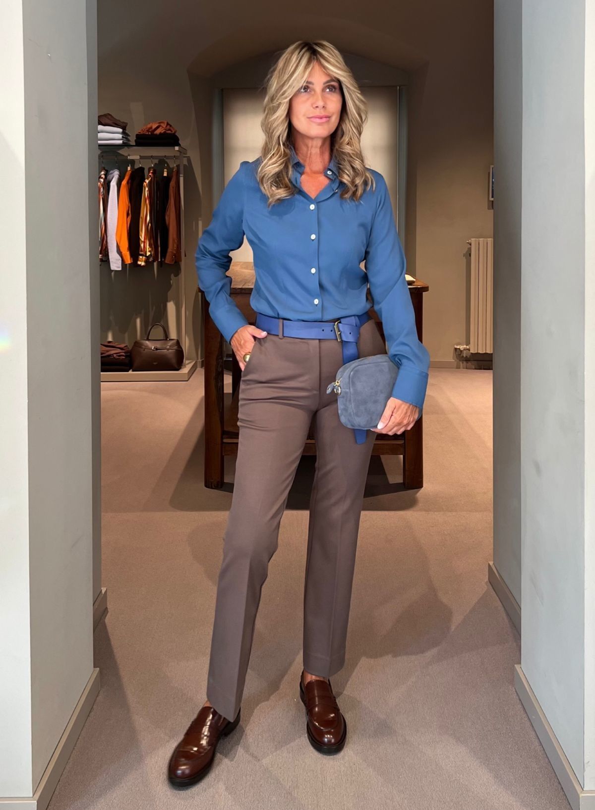 Pantalone Trombetta Fango ViaMASINI80