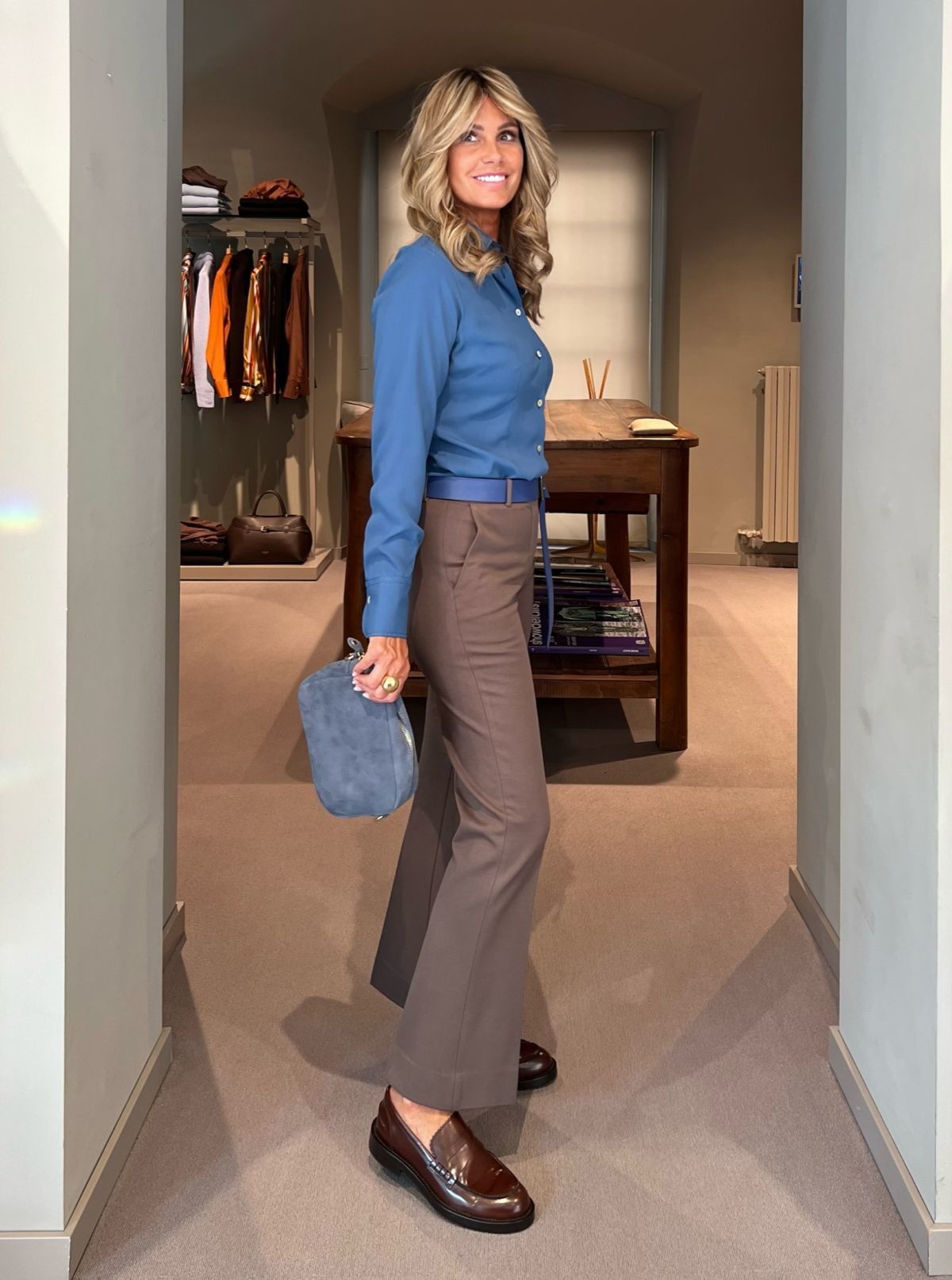 Pantalone Trombetta Fango ViaMASINI80