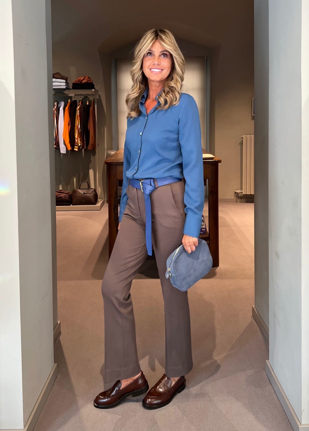 Pantalone Trombetta Fango ViaMASINI80