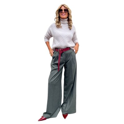 Pantalone Flanella Verdone PESERICO EASY