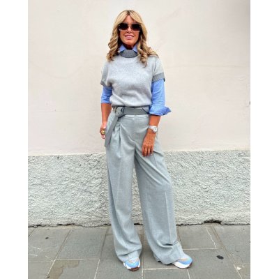 Maglia Tricot Grigia PESERICO EASY