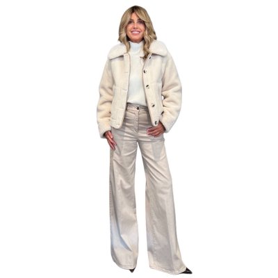 Pantalone Twill Beige PESERICO EASY