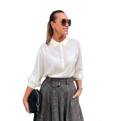 Maglia Polo Panna SOLO CASCMIR