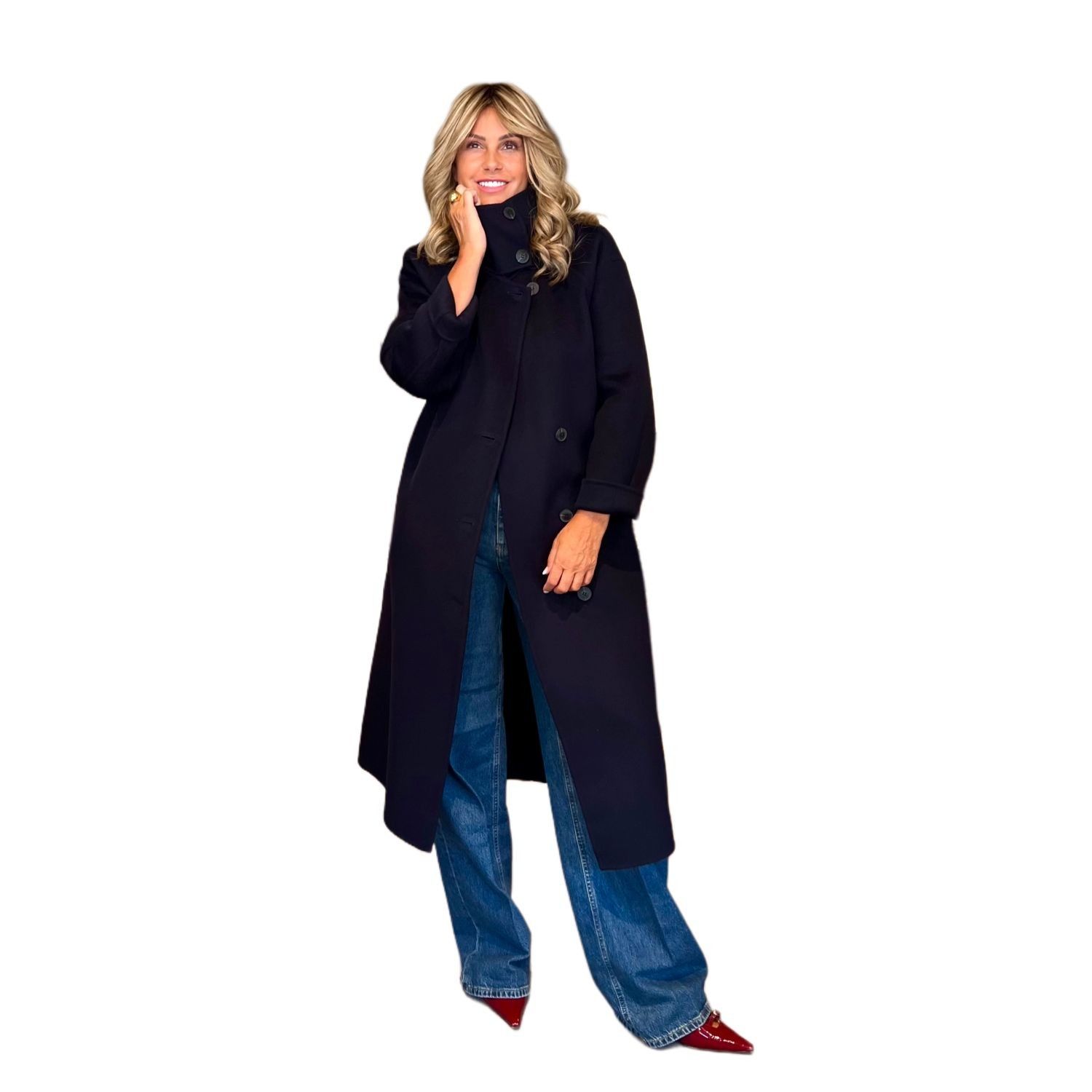 Cappotto Paris Blu Notte THE DYNAMIS STUDIO