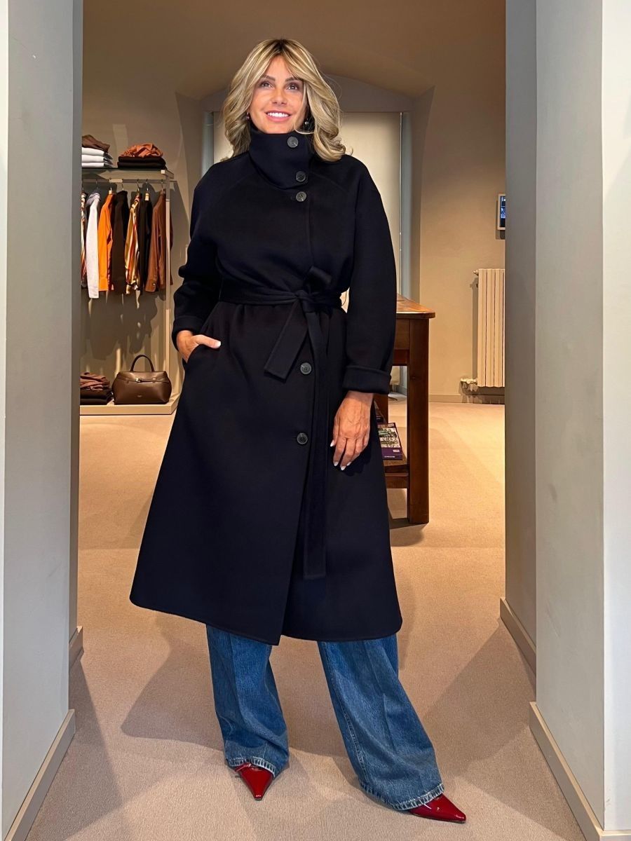 Cappotto Paris Blu Notte THE DYNAMIS STUDIO