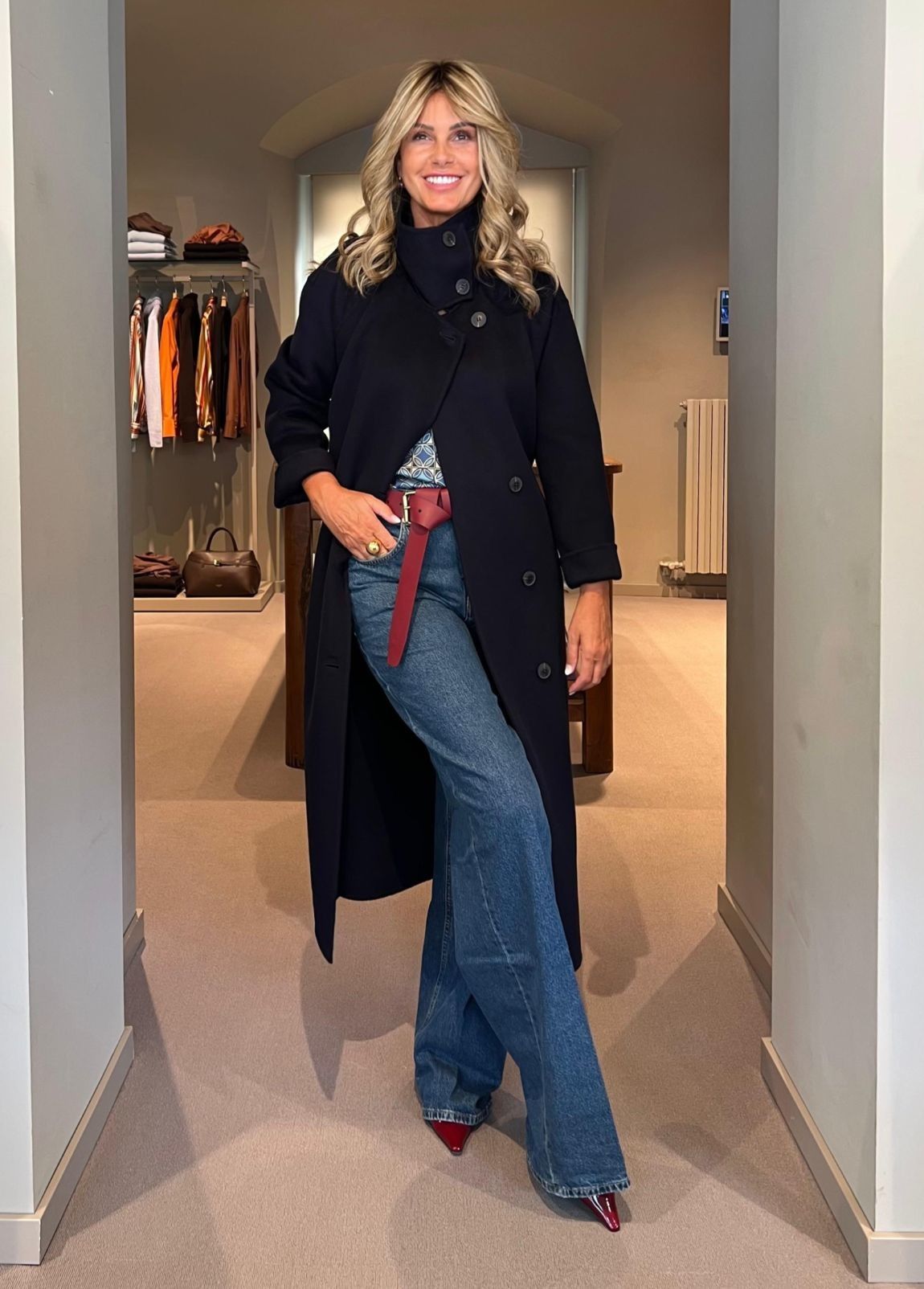 Cappotto Paris Blu Notte THE DYNAMIS STUDIO