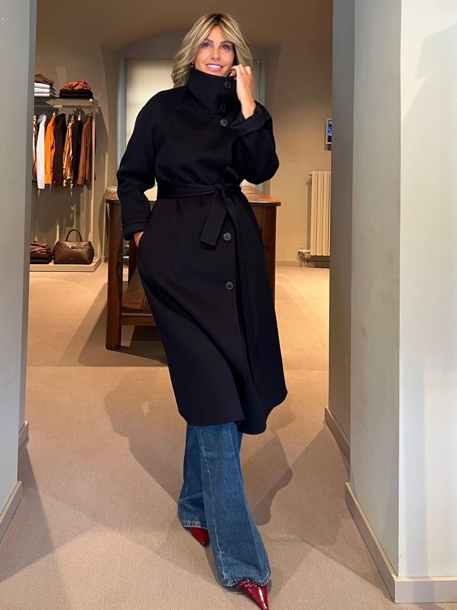 Cappotto Paris Blu Notte THE DYNAMIS STUDIO